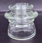 Vintage Hemingray 53 Cd 197 Clear Glass Transposition Insulator Made Usa