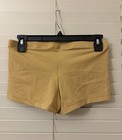Balera Dancewear Beige Tan Spandex Boy Shorts Adult Medium Dance Ballet Cheer