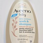 Aveeno Baby Daily Moisturizing 2 In 1 Wash And Shampoo 12 Fl Oz For Sen Skin 