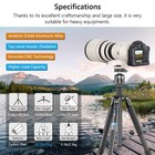 Professional Heavy Duty Carbon Fiber Tripod  72 6   Camera Tripod Monopod  10   