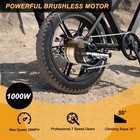 Movcan 20  Fat Tire Electric Bike 1000w 28mph 48v 15 6ah Mountain Ebike Adults
