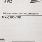 Jvc Rx-6500vbk Audio Video Control Receiver Original Owners Manual Instructions 