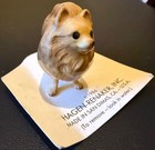 1986 Retired Hagen Renaker Pomeranian Dog On Original Card