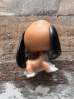 Hasbro Littlest Pet Shop Dog Figure Brown White Black Green Eyes 2004  113