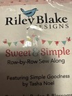 Riley Blake Sweet And Simple Row Quilt Kit 60 X60    Bows Cherries Fabric 