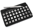 37 Pieces Leathercarft Stamping Tool Set  26 Letters Alphabet   10 Numbers Stamp