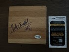Nate Archibald Signed Wood Floor Section With Hof 91 Inscription Jsa Certified
