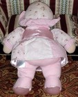 Kids Preferred First Baby Doll Pink Flowers Gingham Satin Blonde Plush Lovey  c 