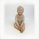 1880s Antique Gebruder Heubach German Bisque Piano Baby Boy