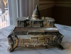 Vintage Us Capitol Washington Dc Scenes Trinket Box  Jewelry Box  4 75 