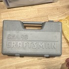 Craftsman Mechanics Tool Set Chrome Finish  Wrench  Socket  Ratchet  Hard Case