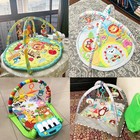 Baby Activity Gym Play Mat Infant Crawling Rug Kids Fitness Toy Frame 