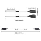 2-piece Paddles  2-pack Boat Paddles  Aluminum Alloy Boat Paddle