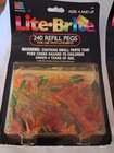 Vtg 1990 Milton Bradley Lite-brite 240 Refill Pegs Unopened Package 4781  2 Sets