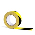 Yellow Black Hazard Caution Tape 2in X 50yds Self Adhesive Warning Tape For Step