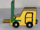 Vintage Brio 33322  Wooden Railway  Fork Lift Truck Set   Bonus Truck 33620