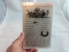 Studio Calico Clear Acrylic Stamp Set Rsvp Invitation Maker Scrapbooking New