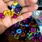 Natural 50 Ct Sapphire Mix Color 5-7 Pcs Mix Cut Certified Loose Gemstone Lot