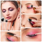 4 32pcs Professional Makeup Brushes Set Foundation Cosmetic Brush Kit