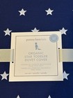 Pottery Barn Kids Organic Navy Blue Star Toddler Duvet Cover New W tags