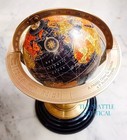 Nautical Vintage Brass Antique Armillary Sphere World Globe On Wooden Base Gift