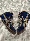 Dave Schultz Gold Medal Asics Tiger Vintage Wrestling Shoes 10 5 Mens Blue gold 