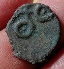  rownak v56 ancient India Satavahana Satakarni Elephant Potin Coin 1 Karashapana