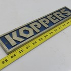 Koppers Granulator Machine Name Plate 13-1 2  X 2-1 2  Cast Aluminum 1 2  Thick
