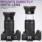 58mm 0 43x Hd Wide Angle Lens With Macro - Attaches To 58mm Filter Thread  not C