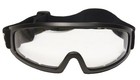 Lunatic Motorcycle Riding Glasses   Goggles Adult - Black - Clear - Single Lens