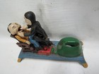 Vintage Cast Iron Dentist Chair Pulling Teeth Coin Bank