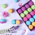 Bath Bombs For Women - 20 Pcs Handmade Natural Essential Oils Rose Bath Bombs  H