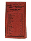1904 Antique Mo Map Johnson Pettis Henry Benton County Allen Hart Real Estate