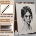 2 Pack Sketch Book  A4 A5 Spiral Bound Sketch Pad 160gsm Sketchbook  Acid Art   