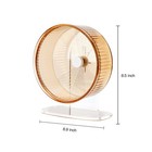 Supersilent Hamster Exercise Wheel Adjustable Stand 6 5 Inch Yellow Pet Toy