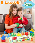 Montessori Wooden Learning Puzzles And Shape Sorter For Toddlers 1-3 Years