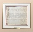 1796 Document Signed By Nj Governor Richard Howell 