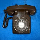 Vintage Stromberg-carlson  Desk Rotary Dial Telephone  Brown 1970s Antique Phone