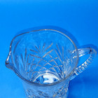 Anchor Hocking Early American Prescut Diamond   Fan Pineapple 5 25    Mini Pitcher