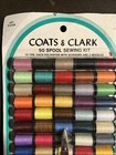 Vintage Sewing Kit Coats   Clark 50 Spool  10 Yd  Sewing Kit - 50 Colors Nos