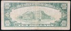  10 1929 Small Brown Seal  Small National Bank Notes 1801-1 Raw