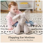 Gund Baby Animated Flappy The Elephant Plush  Singing Stuffed Animal Baby Toy   