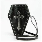 Metallic Cross Coffin Bag