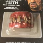 Pirate Teeth Costume Dentures Lot Of 3 Spirit Halloween