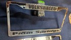 Nu Metal  volkswagen Palm Springs  License Plate Frames Vw Bug Bus Beetle Frame