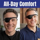 Black Leather Eye Patch For Men - Adjustable Medical  Left Or Right