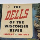 1952 Wisconsin Dells Souvenir Booklet River Trip Indian Vintage Travel Wi