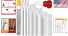 Stainless Steel Hand Sewing Needles 25 Piece Set Large Eye For Easy Threading