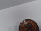 Unusual Wooden Coin medallion Medio-balboa