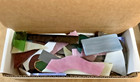 Irregular Stained Glass Scraps Cathedral Glass Pieces  about 1-1 2 Lb      14 